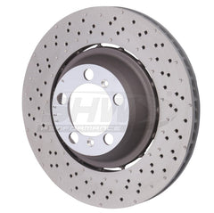 SHW Performance - SHW 18 - 19 Porsche 911 GT3 4.0L w/o Ceramics Left Rear Drill - Dimp LW Brake Rotor (99135240780) - Demon Performance