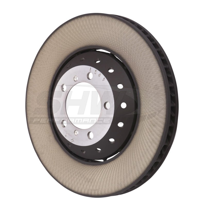 SHW Performance - SHW 19 - 21 Porsche Cayenne S 2.9L w/19in Wheel Frt Left Smooth LW Brake Rotor (EU Only) (9Y0615301AB) - Demon Performance