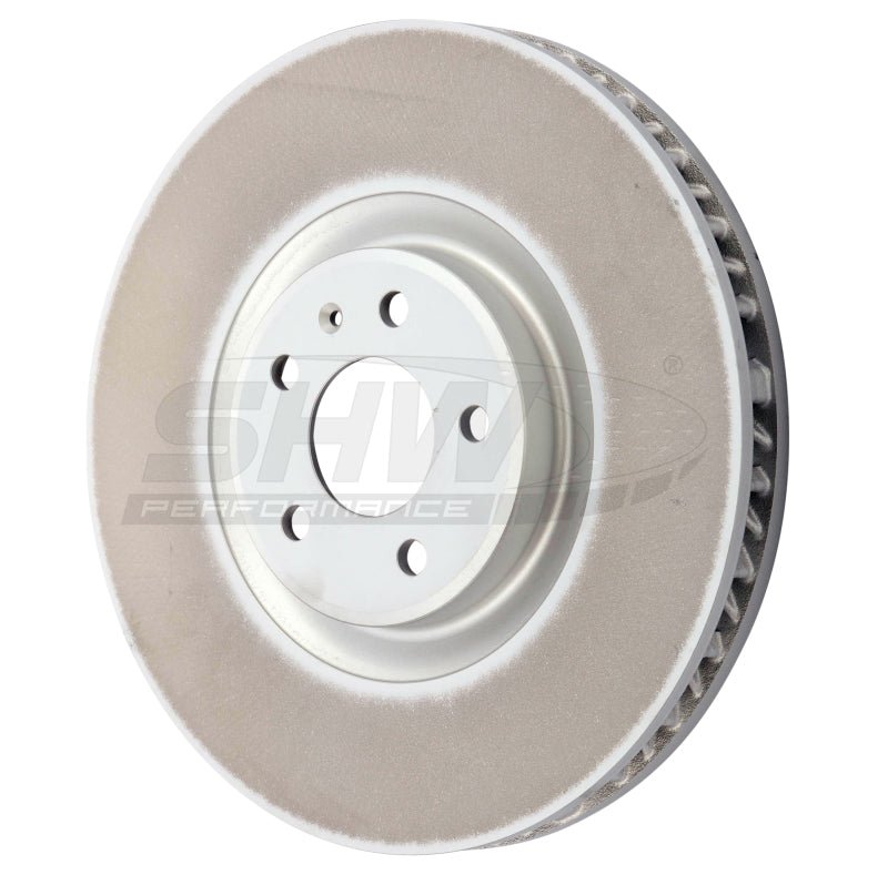 SHW Performance - SHW 19 - 21 Porsche Macan S 3.0L Left Front Smooth Monobloc Brake Rotor (95B615301AA) - Demon Performance