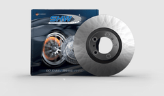 SHW Performance - SHW 20 - 21 Porsche Macan GTS 2.9L Right Front Smooth Monobloc Brake Rotor (95B615302AA) - Demon Performance