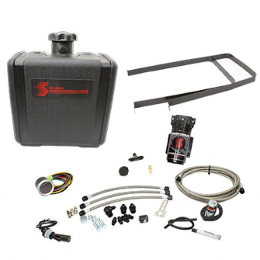 Snow Performance - Snow Performance 07 - 17 Cummins 6.7L Stg 2 Boost Cooler Water Inj. Kit (SS Brded Line/4AN) w/o Tank - Demon Performance