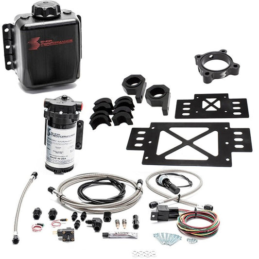 Snow Performance - Snow Performance Stg 1 Boost Cooler RZR Turbo Water Methanol Injection Kit (SS Braid Line & 4AN) - Demon Performance