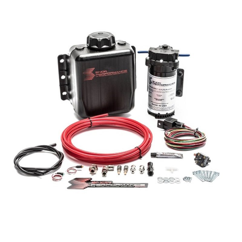 Snow Performance - Snow Performance Stg 1 Boost Cooler TD Water Injection Kit (Incl. Red Hi - Temp Tubing/Quick Fittings) - Demon Performance