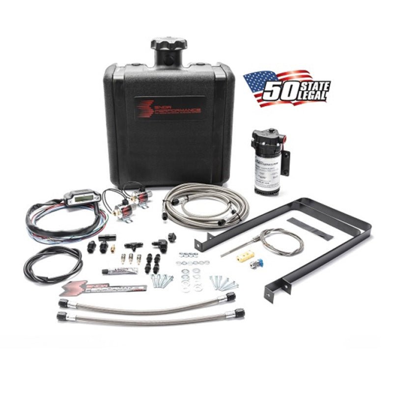 Snow Performance - Snow Performance Stg 3 Boost Cooler Water Injection Kit TD Univ. (SS Braided Line and 4AN Fittings) - Demon Performance