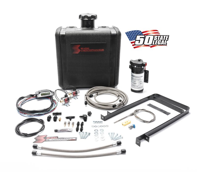 Snow Performance - Snow Performance Stg 3 Boost Cooler Water Injection Kit TD Univ. (SS Braided Line and 4AN Fittings) - Demon Performance