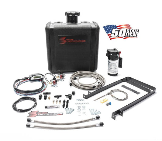 Snow Performance - Snow Performance Stg 3 Boost Cooler Water Injection Kit TD Univ. (SS Braided Line and 4AN Fittings) - Demon Performance
