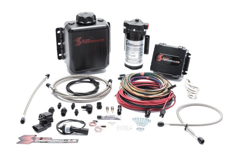 Snow Performance - Snow Performance Stg 4 Boost Cooler Platinum Water Injection Kit (w/SS Braid Line and 4AN Fitting) - Demon Performance