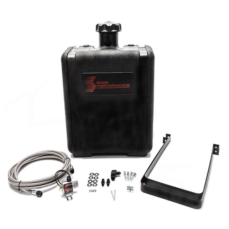 Snow Performance - Snow Performance Water Tank Upgrade 7gal (w/Braided SS Line/Brackets/Solenoid/4AN Fittings) - Demon Performance