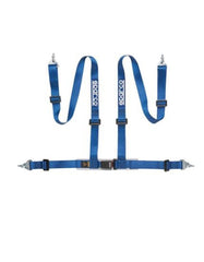 SPARCO - Sparco Belt 2 Inch Blue 4Pt Snap - In - Demon Performance