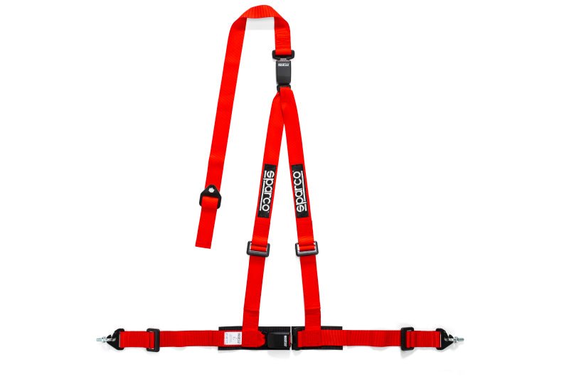 SPARCO - Sparco Belt 2 Inch Red 3Pt Dbl Rel - Demon Performance