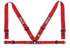 SPARCO - Sparco Belt 4Pt 3in/2in Competition Harness - Red - Demon Performance