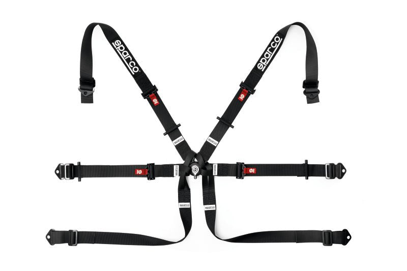 SPARCO - Sparco BELT 6 PNT 2in FORMULA BLK - Demon Performance
