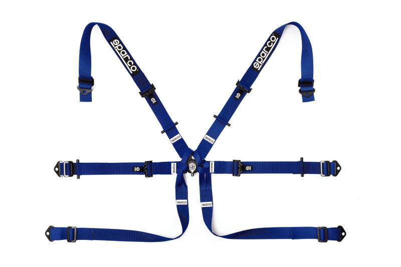 SPARCO - Sparco BELT 6 PNT 2in FORMULA BLU - Demon Performance