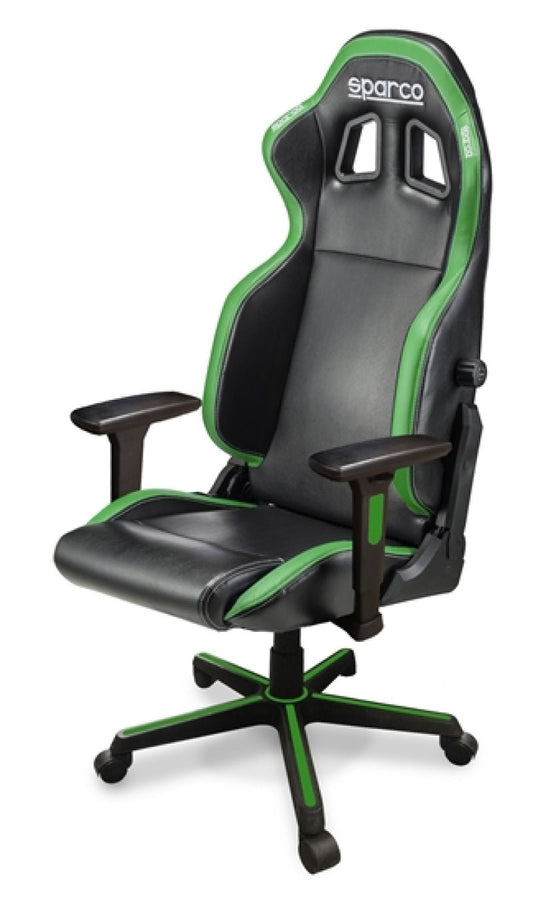 SPARCO - Sparco Game Chair ICON BLK/GRN - Demon Performance