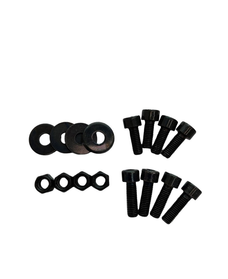 SPARCO - Sparco Seat Hardware Spacer Kit Bottom Mount - Black Zinc - Demon Performance