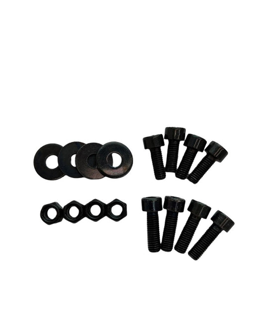 SPARCO - Sparco Seat Hardware Spacer Kit Bottom Mount - Black Zinc - Demon Performance