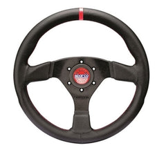 SPARCO - Sparco Steering Wheel R383 Champion Black Leather / Red Stiching - Demon Performance