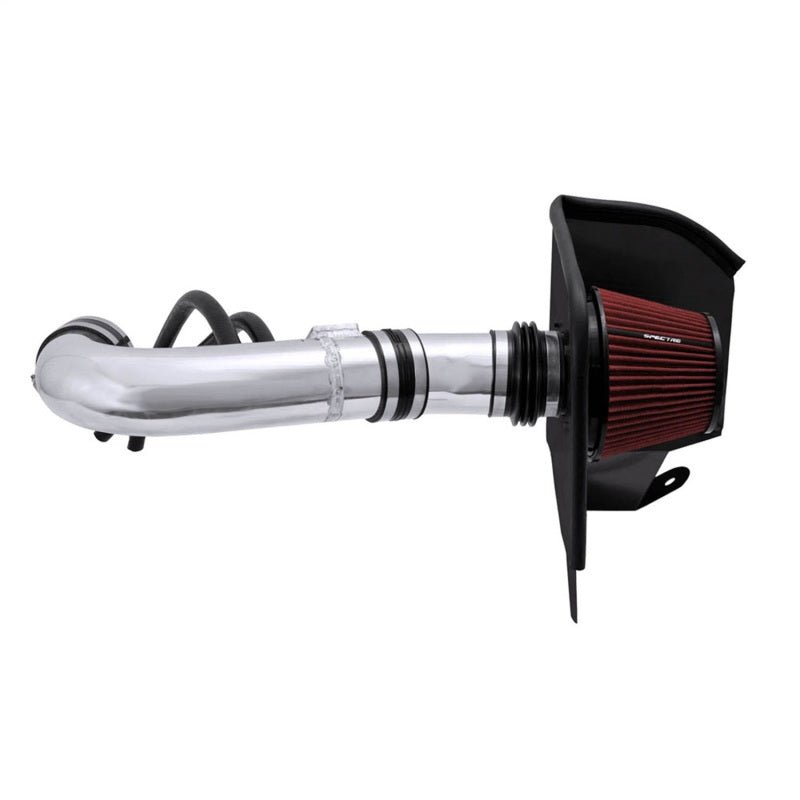 Spectre - Spectre 04 - 14 Nissan Titan V8 - 5.6L F/I Air Intake Kit - Polished w/Red Filter - Demon Performance