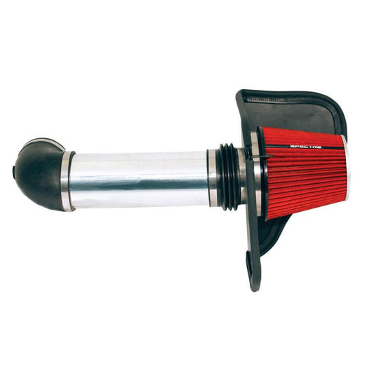 Spectre - Spectre 05-10 Chrysler 300C V8-5.7/6.1L F/I Air Intake Kit - Polished w/Red Filter - Demon Performance