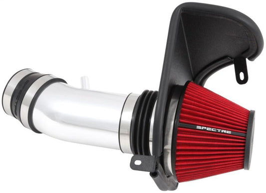Spectre - Spectre 11-14 Challenger/Charger V8-6.4L F/I Air Intake Kit - Polished w/Red Filter - Demon Performance