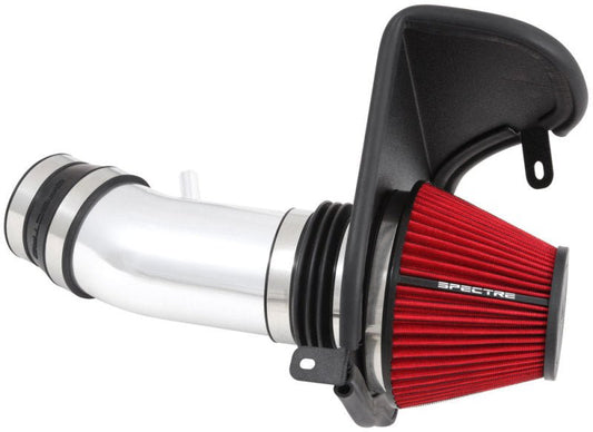 Spectre - Spectre 11-14 Challenger/Charger V8-6.4L F/I Air Intake Kit - Polished w/Red Filter - Demon Performance