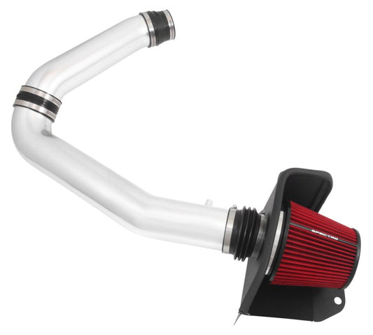 Spectre - Spectre 11-15 Jeep Grand Cherokee V6-3.6L F/I Air Intake Kit - Polished w/Red Filter - Demon Performance