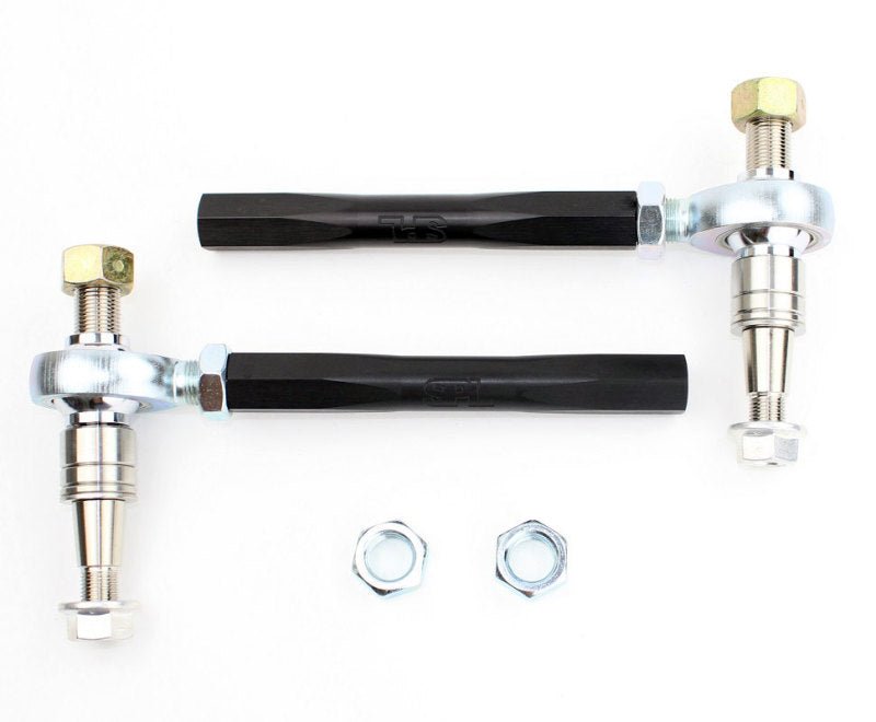 SPL Parts - SPL Parts 2009+ Nissan 370Z Front Outer Tie Rod Ends Adjustable for Bumpsteer - Demon Performance