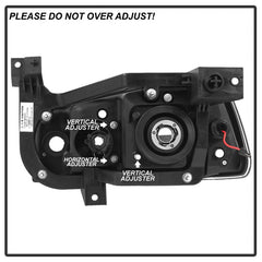 SPYDER - Spyder Dodge Charger 06 - 10 Projector Headlights - LED Light Bar - Black PRO - YD - DCH05V2 - LB - BK - Demon Performance