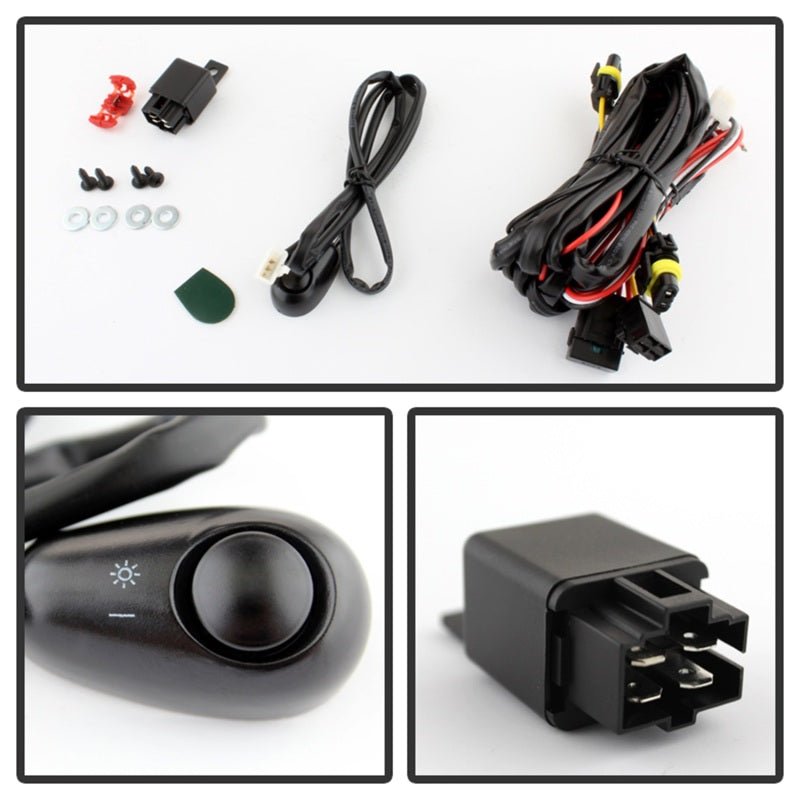 SPYDER - Spyder Dodge Charger 2011 - 2014 OEM Style Fog Lights W/Switch - Smoke FL - DCH2011 - SM - Demon Performance