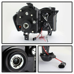 SPYDER - Spyder Jeep Grand Cherokee 05 - 07 Projector Headlights LED Halo LED Blk Smke PRO - YD - JGC05 - HL - BSM - Demon Performance