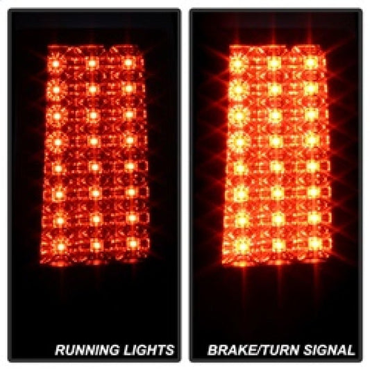 SPYDER - Spyder Jeep Grand Cherokee 07 - 10 LED Tail Lights Black ALT - YD - JGC07 - LED - BK - Demon Performance