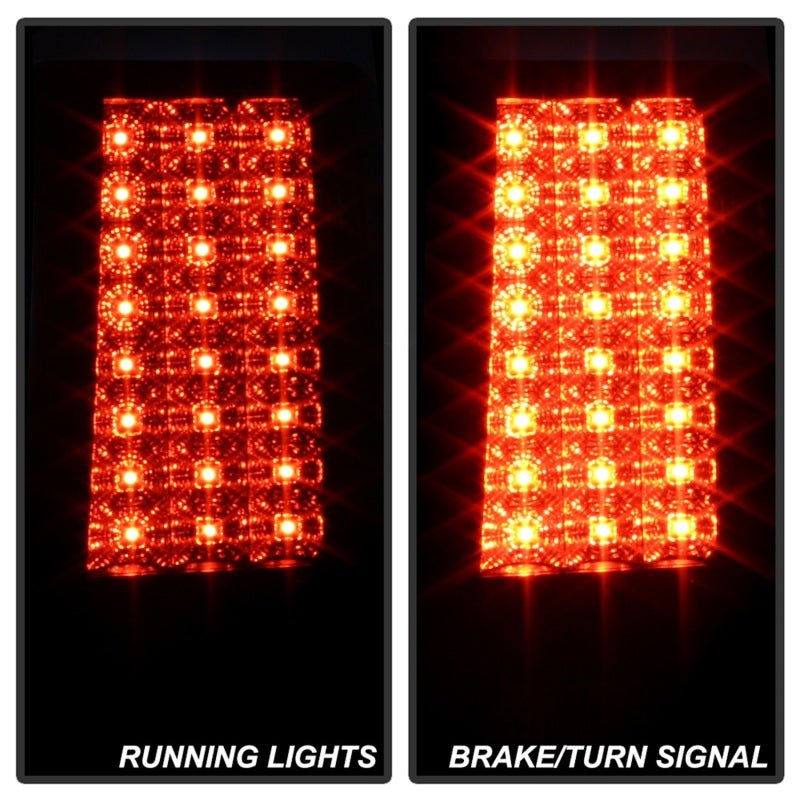 SPYDER - Spyder Jeep Grand Cherokee 07 - 10 LED Tail Lights Black ALT - YD - JGC07 - LED - BK - Demon Performance