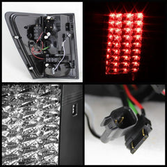 SPYDER - Spyder Jeep Grand Cherokee 07 - 10 LED Tail Lights Black ALT - YD - JGC07 - LED - BK - Demon Performance