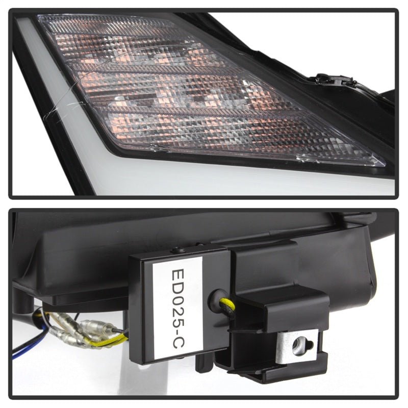 SPYDER - Spyder Nissan GTR R35 09 - 14 - Projector Headlights - DRL LED - Black - Demon Performance