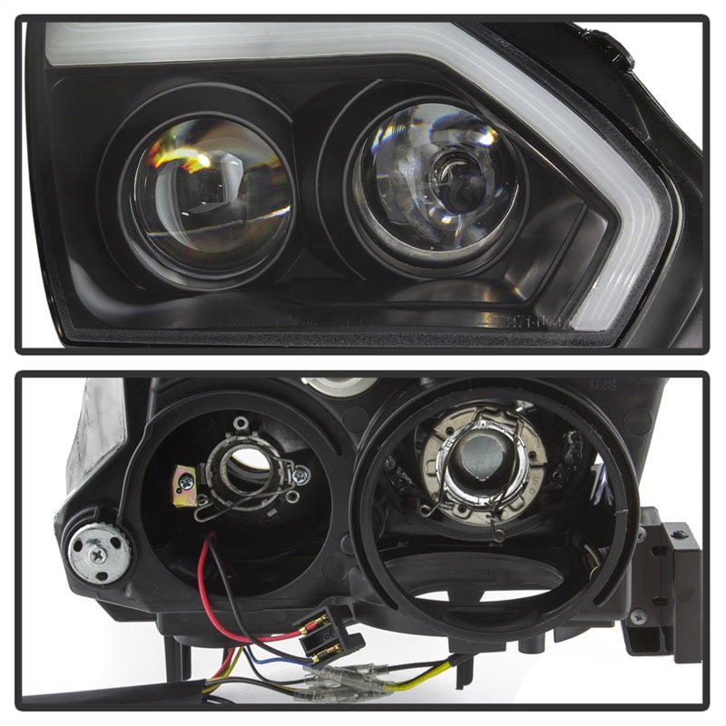 SPYDER - Spyder Nissan GTR R35 09 - 14 - Projector Headlights - DRL LED - Black - Demon Performance