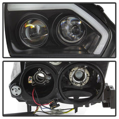 SPYDER - Spyder Nissan GTR R35 09 - 14 - Projector Headlights - DRL LED - Black - Demon Performance