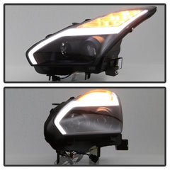 SPYDER - Spyder Nissan GTR R35 09 - 14 - Projector Headlights - DRL LED - Black - Demon Performance