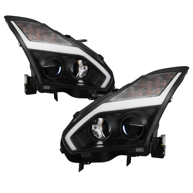 SPYDER - Spyder Nissan GTR R35 09 - 14 - Projector Headlights - DRL LED - Black - Demon Performance