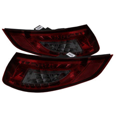 SPYDER - Spyder Porsche 997 05 - 08 LED Tail Lights Red Smoke ALT - YD - P99705 - LED - RS - Demon Performance