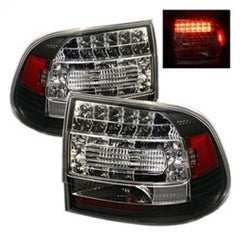 SPYDER - Spyder Porsche Cayenne 03 - 07 LED Tail Lights Black ALT - YD - PCAY03 - LED - BK - Demon Performance