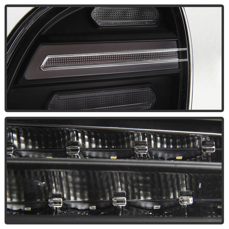 SPYDER - Spyder Porsche Cayenne 958 11 - 14 LED Tail Lights - Sequential Signal - Black - Demon Performance