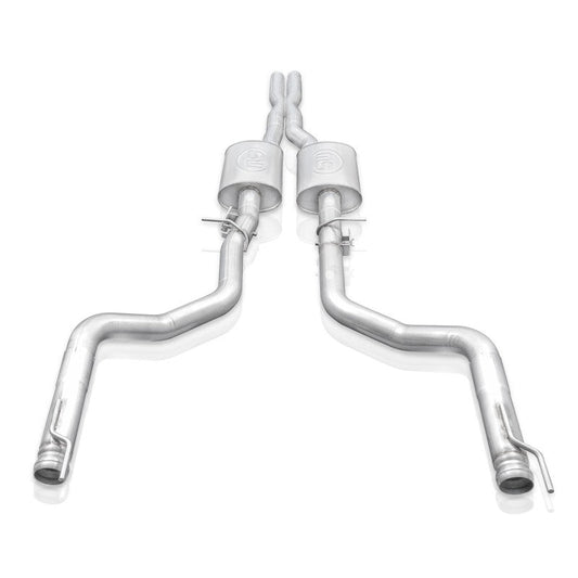 Stainless Works - Stainless Works 15 - 19 Dodge Challenger 6.2L/6.4L Hemi 3in Redline Catback X - Pipe (Use Factory Tips) - Demon Performance