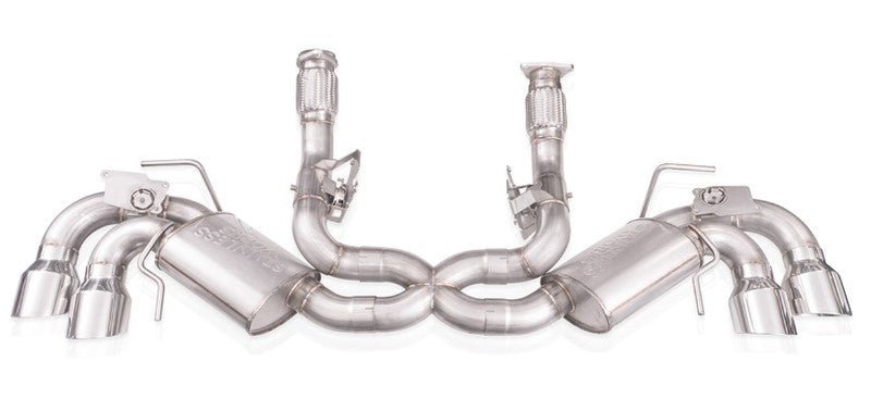 Stainless Works - Stainless Works 20 - 21 Chevrolet Corvette C8 6.2L Legend Cat - Back Exhaust w/ Polished Tips - Demon Performance