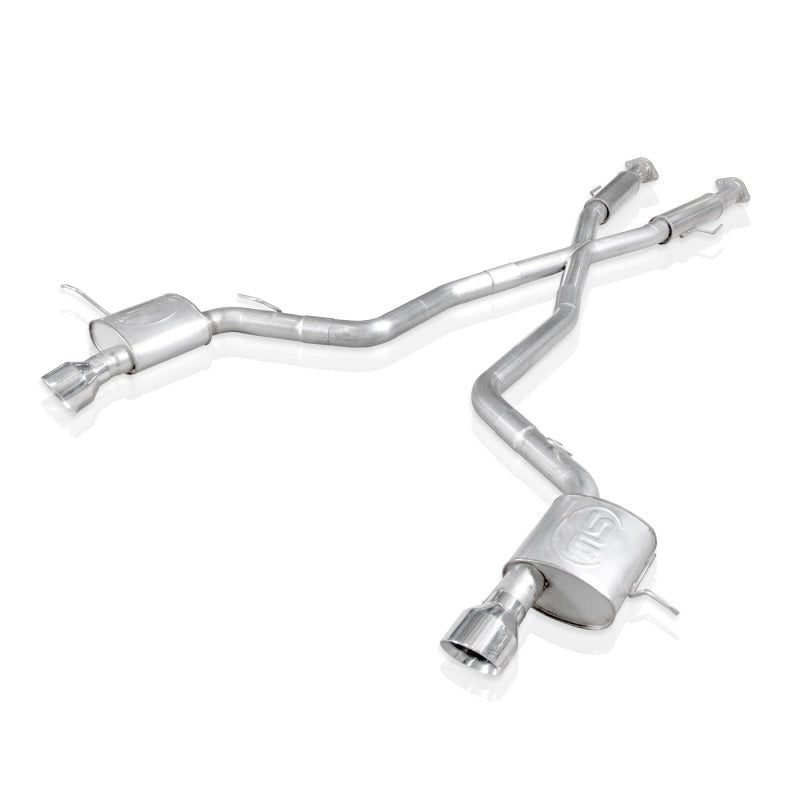 Stainless Works - Stainless Works 2012 - 17 Jeep Grand Cherokee 6.4L Catback Chambered Mufflers X - Pipe - Demon Performance