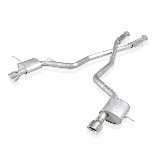 Stainless Works - Stainless Works 2012 - 17 Jeep Grand Cherokee 6.4L Catback Chambered Mufflers X - Pipe - Demon Performance