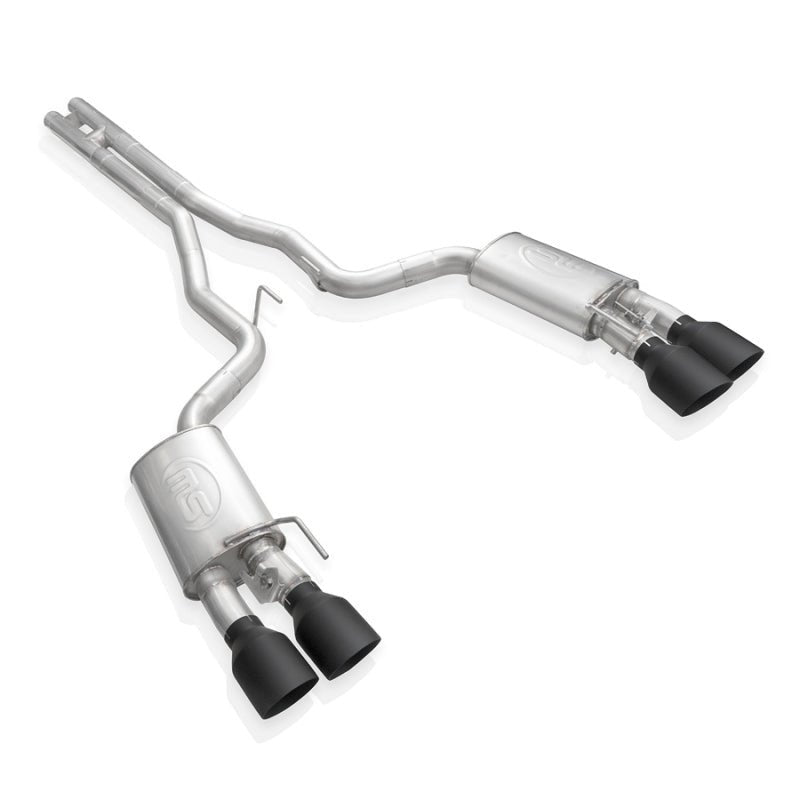Stainless Works - Stainless Works 2020 Ford GT500 Legend Catback H - Pipe Exhaust Factory Connect - Black Tips - Demon Performance