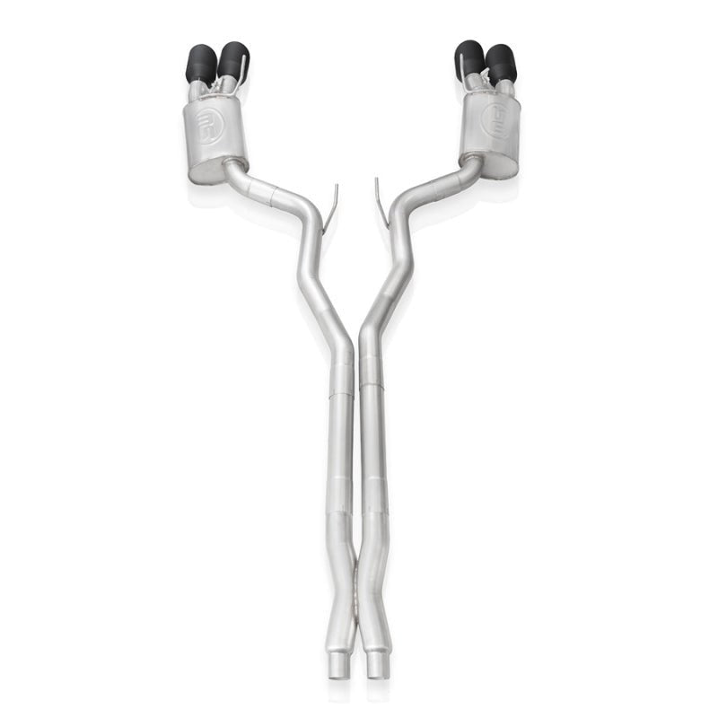 Stainless Works - Stainless Works 2020 Ford GT500 Redline Catback X - Pipe Exhaust Factory Connect - Black Tips - Demon Performance