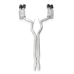 Stainless Works - Stainless Works 2020 Ford GT500 Redline Catback X - Pipe Exhaust Factory Connect - Black Tips - Demon Performance