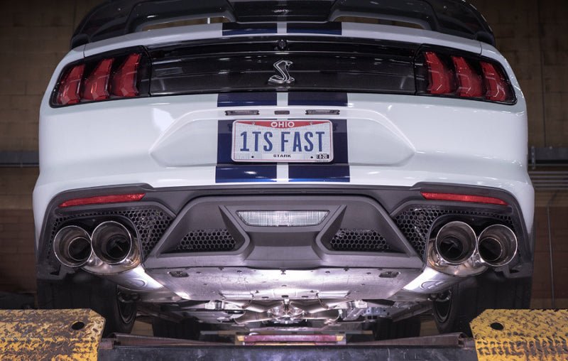 Stainless Works - Stainless Works 2020 Ford GT500 Redline Catback X - Pipe Exhaust Factory Connect - Polished Tips - Demon Performance