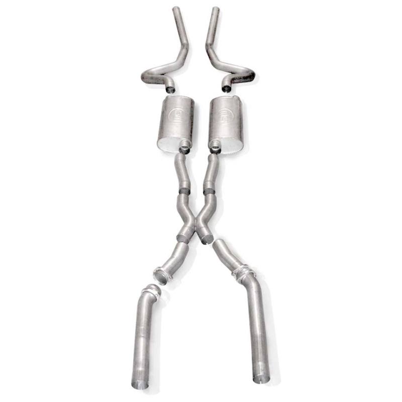 Stainless Works - Stainless Works Chevy Chevelle Small/Big Block 1968 - 72 Exhaust 3in System with X - pipe - Demon Performance